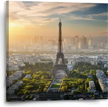 Obraz Sablio Obraz Paříž Eifellova věž Skyline - 50x50 cm