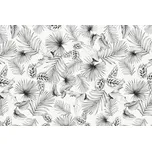 Statická fólie D-C-Fix Botanicals průhledná 67,5x150cm