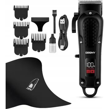 Strojek na vlasy Akumulátorový strojek na vlasy se LCD displejem 0-6 mm, černý