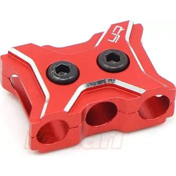 RC model Yeah Racing Hliníkový držák kabelů, červené