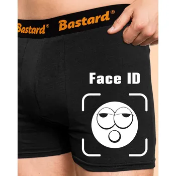 Trenýrky Bastard Face ID boxerky Black