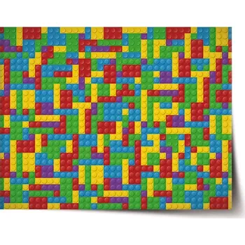 Plakát Sablio Plakát Barevná stavebnice - 120x80 cm