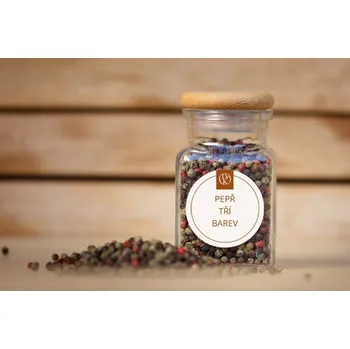 Koření Pepř tří barev v kořence