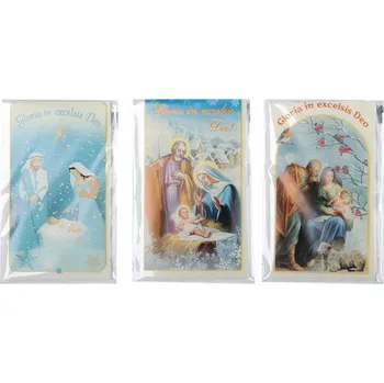 Vánoční dekorace Sada Vánočních Oplatek Malých 9 ks Vánoční Oplatky