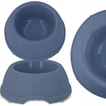 Miska pro psa Jedna plastová miska Barry King modrá 0,25 l