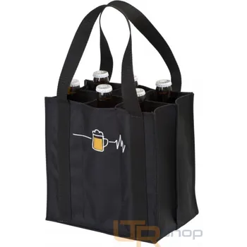 Termoska 230304-097 kabela na pivo 6 lahví - Černá