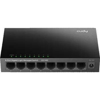 Síťový prvek 8portový Gigabit Light Managed Switch