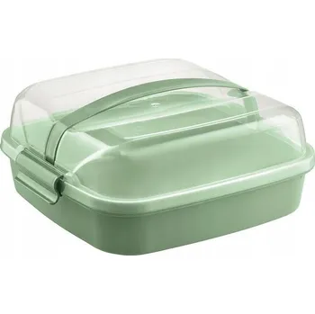 Dóza na potraviny Dóza na dorty a svačiny s víkem Dolce Zelená 26 x 26 cm