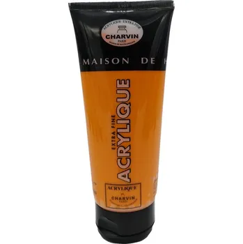 Vodová barva Charvin Paris Akrylová barva Extra fine Bright Yellow 146 tuba 200ml