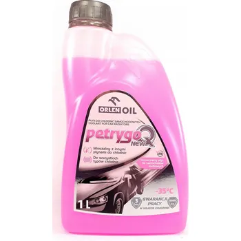 Nemrznoucí směs do chladiče Chladicí kapalina zimní Orlen Oil PETRYGO Q NEW RŮŽOVÁ -35°C 1L