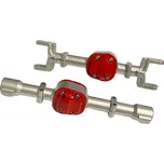 Kovové kryty přední a zadní nápravy, stříbrné RMT models M-060