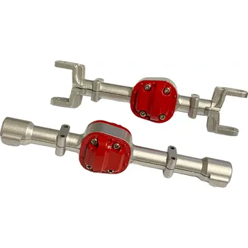 RC náhradní díl Kovové kryty přední a zadní nápravy, stříbrné RMT models M-060