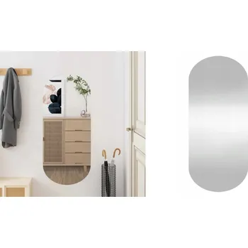 Zrcadlo Zrcadlo nástěnné, 35x80 cm, skleněné, oválné