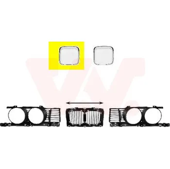 Příslušenství karosérie Mřížka chladiče VAN WEZEL 0635518