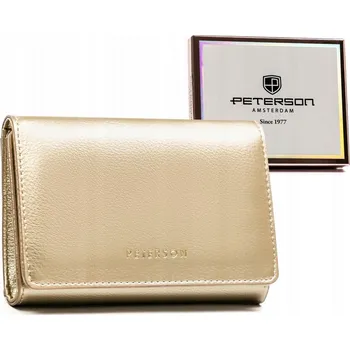 Peterson peněženka eko kůže zlatá - dámská