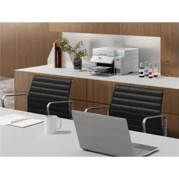 Tiskárna Epson EcoTank ET-3956 - Multifunkcní tiskárna - barva - tryskový - ITS - A4/Letter (média) - až 12 stran/min. (kopírování) - až 18 stran/min. (tisk) - 250 listy - Wi-Fi(ac), USB, LAN - bílá