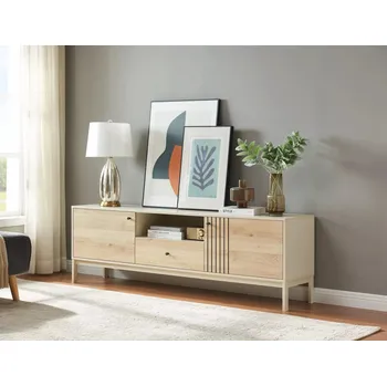 Televizní stolek Televizní stolek DRAGAN - dub / krémový