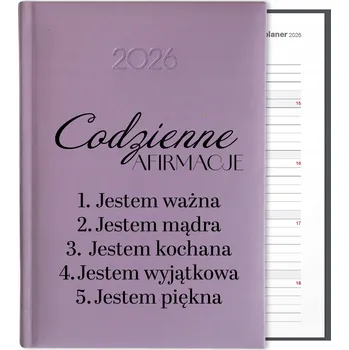 Kalendář Knižní kalendář 2026 A5 FunnyCase fialový