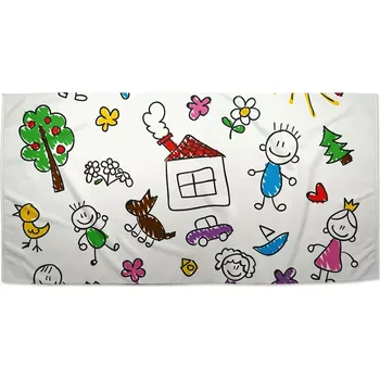 Osuška Sablio Ručník Malování 2 - 30x50 cm