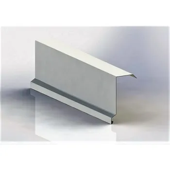 Střecha Závětrná lišta horní s okapnicí r.š.333mm TitanZinek TiZn dl.2m