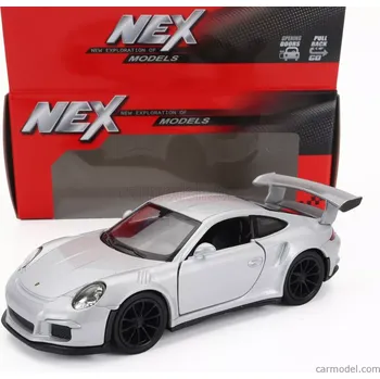 Welly Porsche 911 991 Gt3 Rs Coupe 2014 1:34 Silver
