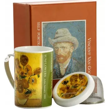 Hrnek Domdekoracji SUNFLOWERS od V. van Gogha, porcelánový, 350 ml