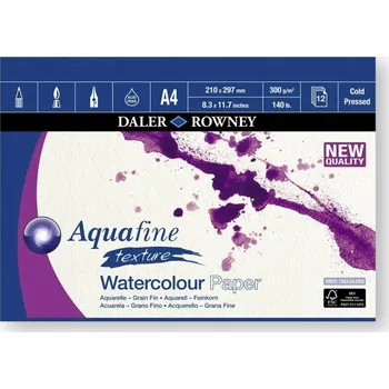 Blok na akvarel Daler Rowney A3, 12 ks