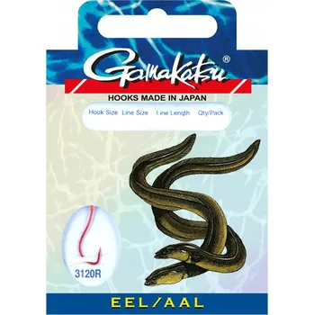Rybářský háček Háčky s návazcem Gamakatsu EEL 10 ks