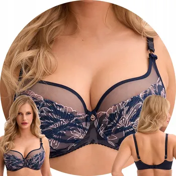 Podprsenka Gaia podprsenka polovyztužená modrá velikost 95C