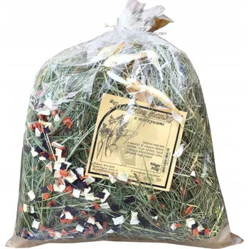 Krmivo pro hlodavce Wio-Mar pamlsky seno 0,3 kg pro osmák degu, králíky, činčily, morče, veverky