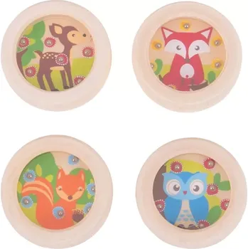 Dřevěná hračka Bigjigs Toys hra minilabyrint zvířátka 1ks Sova