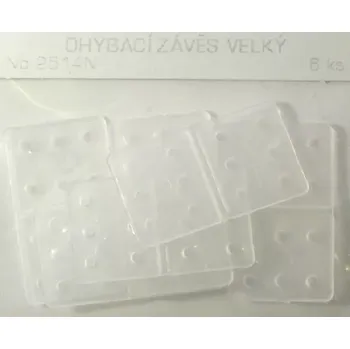 RC model MP Jet 2514 ohýbací závěs 16x28, 6ks