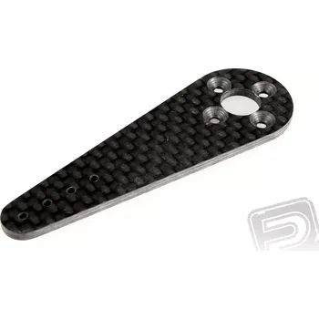 RC náhradní díl PELIKAN Páka serva uhlíková jednoramenná 66 x 22,5mm