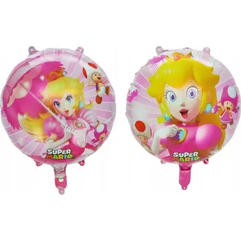 Balónek Fóliový balónek SUPER Princezna Peach Mario Bros
