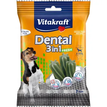 Pamlsek pro psa Dental 3v1 Fresh S 120 g Pamlsek Vitakraft