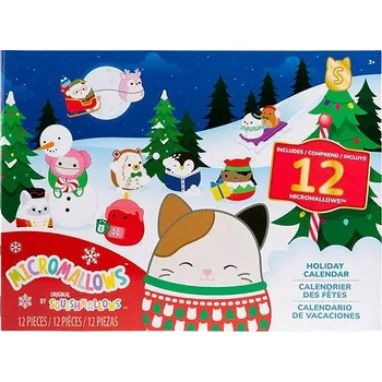 plyšák Squishmallows SQMM0147 Micromallows adventní kalendář 12denní