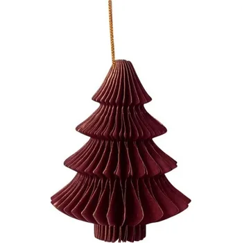 Výtvarná sada 3D Vánoční stromek, vínový 10cm