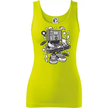 DJ metr - Dámské tílko - S ( Limetková )