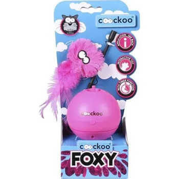 Hračka pro kočku Ebi COOCKOO FOXY pink elektronická hračka pro kočky