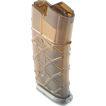 Airsoft Army Armament Zásobník pro AUG na 330 ran - transparentní, zelená patka