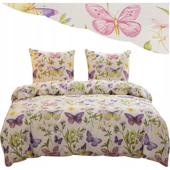 Povlečení Povlečení 200x220 Sada 3 dílné Motýli 3D