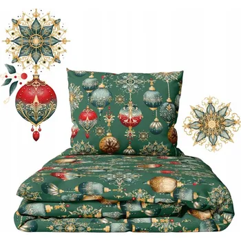 Povlečení Povlečení 140 x 200 cm, 70 x 80 cm, 140 g/m2, bavlna 100% Christmas38