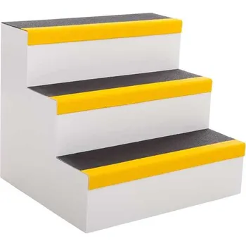 Protiskluzová podložka Protiskluzový nášlap IG Fine, černá-žlutá, 35x100 cm + doprava zdarma