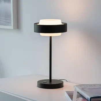 Lampička Schöner Wohnen LED stolní lampa Elmo, černá, 3000 K, stmívač - Podstavec – průměr 15 cm, výška 2,3 cm 1 x 18 W LED - Doprava zdarma