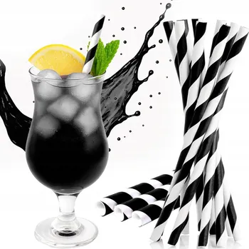 BRČKA BÍLO ČERNÉ PRO OSLAVU EKOLOGICKÝCH NAROZENIN 10 KS