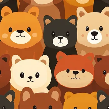 Softshell zimní medvědí kamarádi