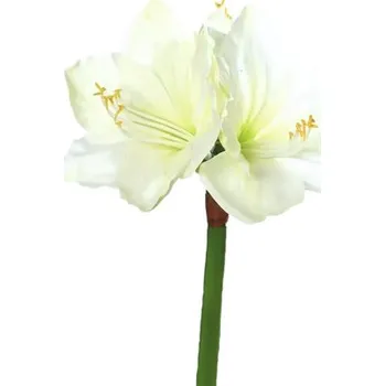 umělá květina Umělá větev Hvězdník AMARYLLIS 66 cm krémová/zelená