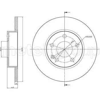Brzdový kotouč Brzdový kotouč CIFAM (800-830C)