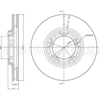 Brzdový kotouč Brzdový kotouč CIFAM (800-596)