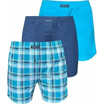 Boxerky CORNETTE boxerky 945/09 volné šortky bavlna 100% mega pohodlí 3 kusy XXL